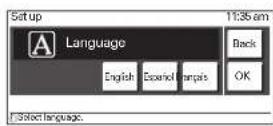 LG LWD3081ST - To set the language (example below for English display) - 1