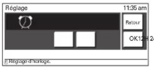 LG LSWS305ST - Pour permettre l'horloge à l'heure (exemple ci-dessous pour 15H30 (3H30PM)) - 1