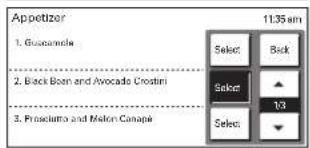 LG LSWS305ST - To set the Recipe Bank feature for an automatic cooking (example Black Bean and Avocado Crostini): - 3
