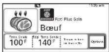 LG LSWS305ST - Pour régler la fonction healthier roast (roti plus sain), par exemple pour du boeuf avec la sonde de température à 140°f - 5