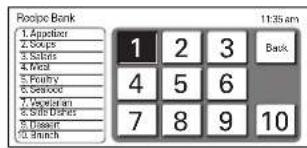 LG LSWS305ST - To set the Recipe Bank feature only (example Guacamole): - 2