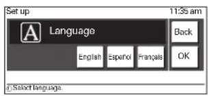 LG LSWS305ST - To set the language (example below for English display) - 1