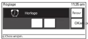 LG LSWS305ST - Pour permettre l'horloge à l'heure (exemple ci-dessous pour 15H30 (3H30PM)) - 3