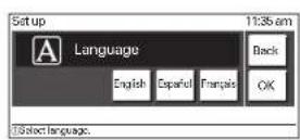 LG LWS3081ST - To set the language (example below for English display) - 1
