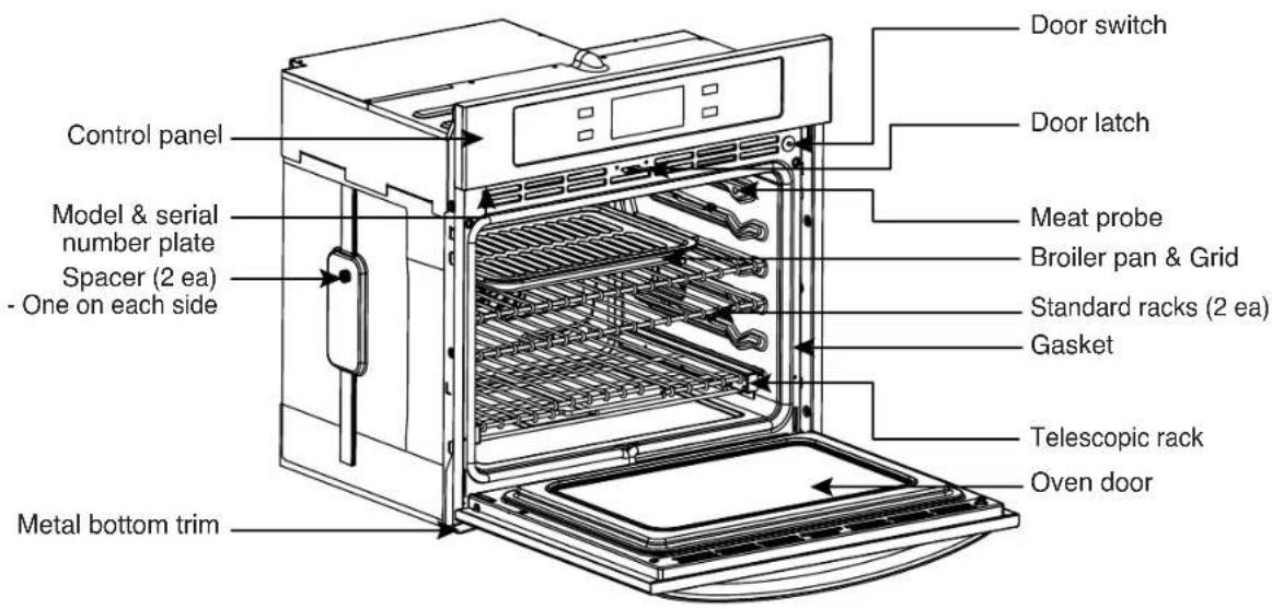 LG LWS3081ST - PARTS AND FEATURES - 1