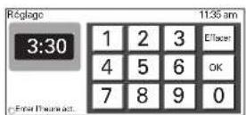 LG LWS3081ST - Pour mettre l'horloge à l'heure (exemple ci-dessous pour 15h30 (3h30PM) - 2