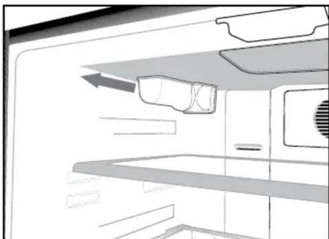 BEKO GNE60531XN - Fixar filtro externo na parede (Opcional) - 10