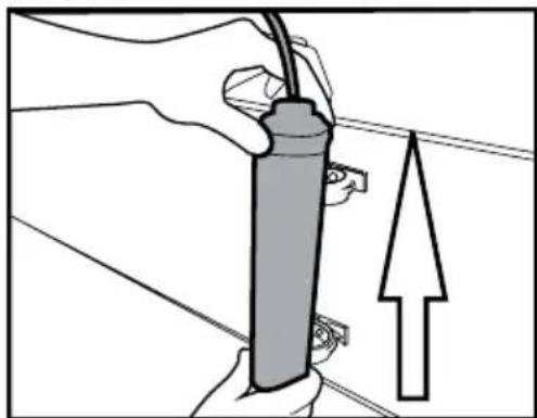 BEKO GNE60531XN - Fixing external filter on the wall (Optional) - 5