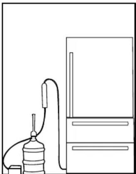 BEKO GNE60531XN - 3.9.1.Upevnění externího filtru na stěnu (volitelné) - 7