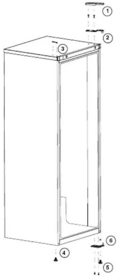 BEKO RFSE200T30WN - Türanschlag umkehren - 1