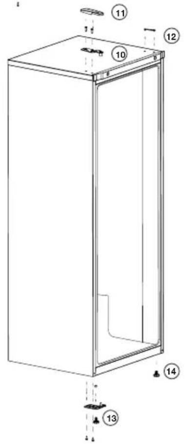 BEKO RFSE200T30WN - Reversing the doors - 3