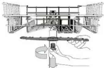 INDESIT DFO 3T133 A F - LIMPIEZA DE LOS BRAZOS ASPERSORES - 1