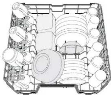 INDESIT DFO 3T133 A F - PANIER SUPÉRIEUR - 1