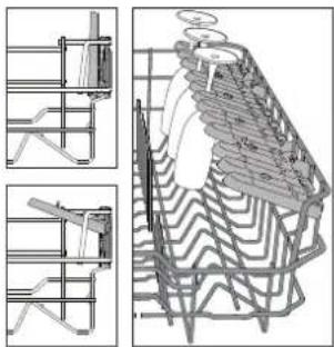 INDESIT DFO 3T133 A F - OPVOUWBARE KLEPPEN MET VERSTELBARE STAND - 1