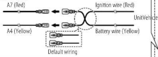 KENWOOD KMMBT306 - Connecting the ISO connectors on some VW/Audi or Opel (Vauxhall) automobiles - 1