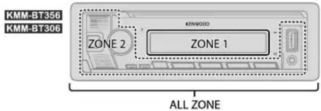 KENWOOD KMMBT306 - Display-instellingen - 1