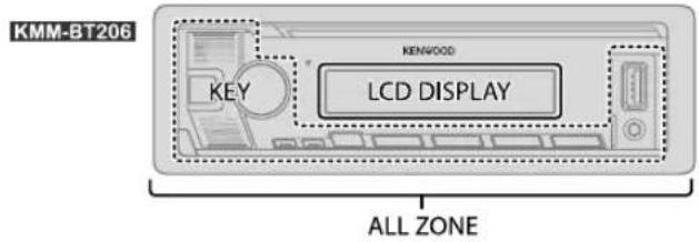 KENWOOD KMMBT306 - DisplaySettings - 2