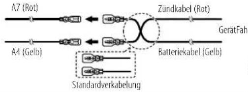 KENWOOD KMMBT306 - Anschluss des ISO-Anschlusses an manche VW/Audi oder Opel (Vauxhall) Automobile - 1