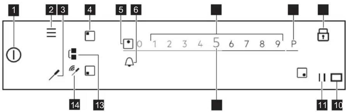 AEG SVI84881FB - Układ panelu sterowania - 1