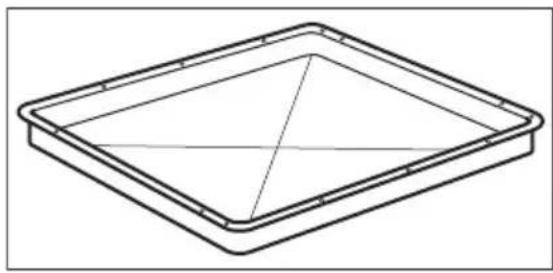 AEG KME968000M - Glazen bodemplaat van de magnetron - 2