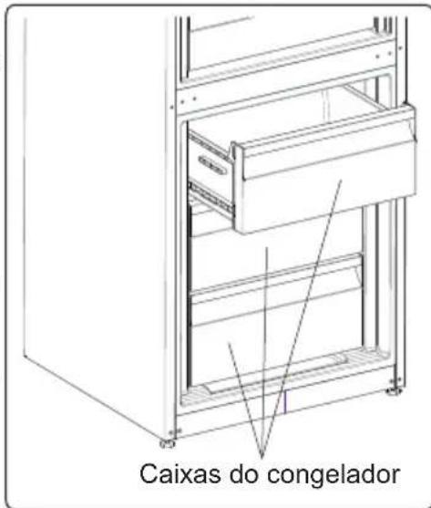 AEG RKB638E4MX - Remover a caixa do congelador: - 3