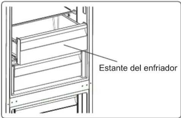 AEG RKB638E4MX - Extracción del estante enfiador: - 1