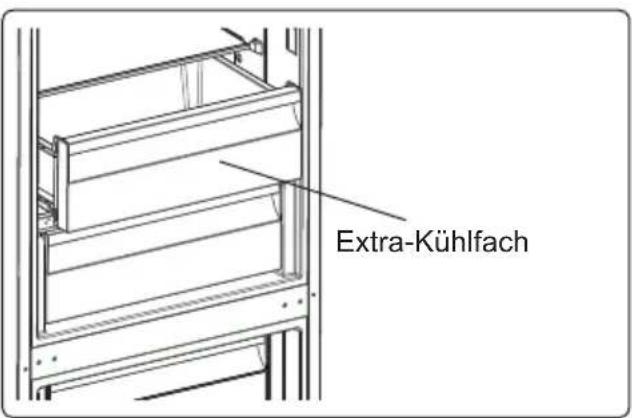 AEG RKB638E4MX - Das Extra-Kuhlfach Entfernen: - 1