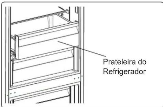 AEG RKB638E4MX - Removação da prateleira de refrigeração - 1