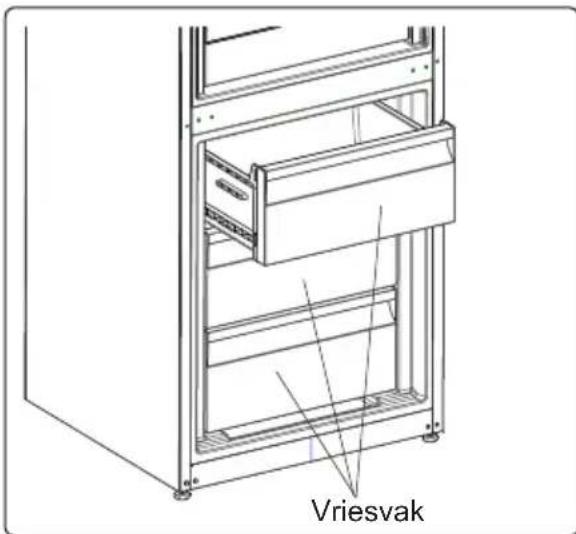 AEG RKB638E4MX - Het verwijderen van de chiller-plank - 1