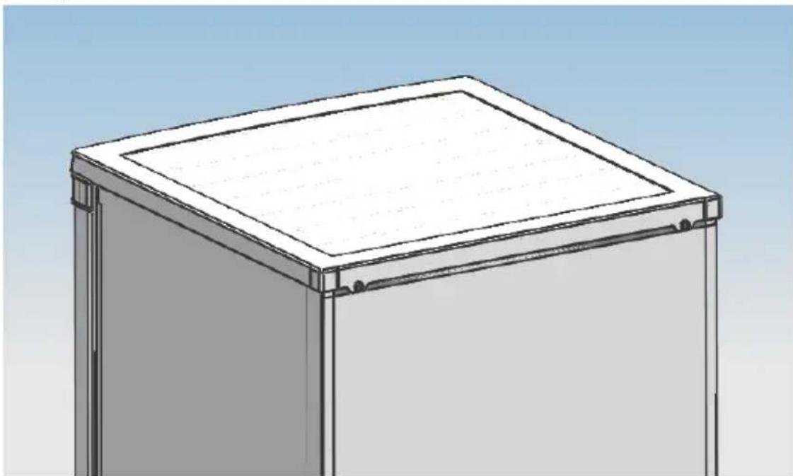 Edy EDTV5552 - Refrigerator door install guidelines about swapping left&amp;right - 1