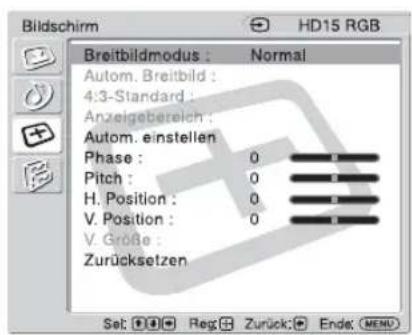SONY KLHW26 - Bei einem PC als Eingangsquelle - 1