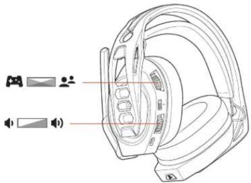 Nacon RIG 800HS V2 - Regolare il volume - 1