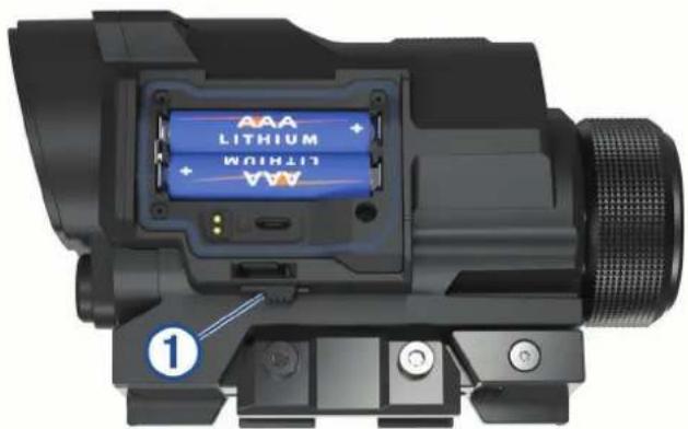 GARMIN Xero X1i - Mise en place des piles AAA - 1