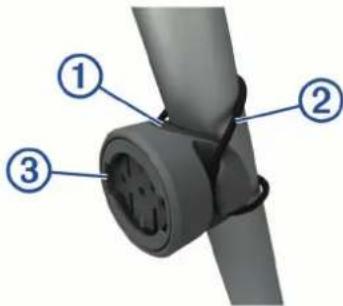 GARMIN Varia RTL511 - Installation du support de fixation universel - 1