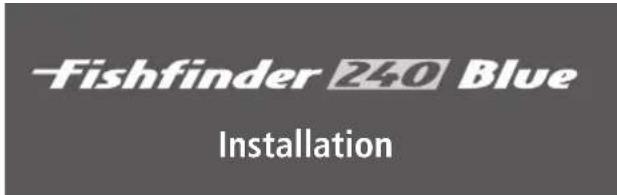 GARMIN Fishfinder 240 Blue - Contrôle de l'installation - 2