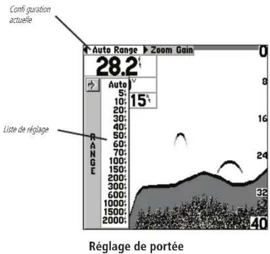 GARMIN Fishfinder 240 Blue - Barre de réglage - 1