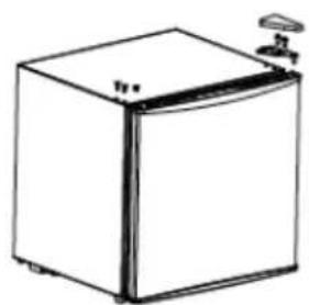 COMFEE RCD76WH1 - Zmiana kierunku otwierania drzwi - 2