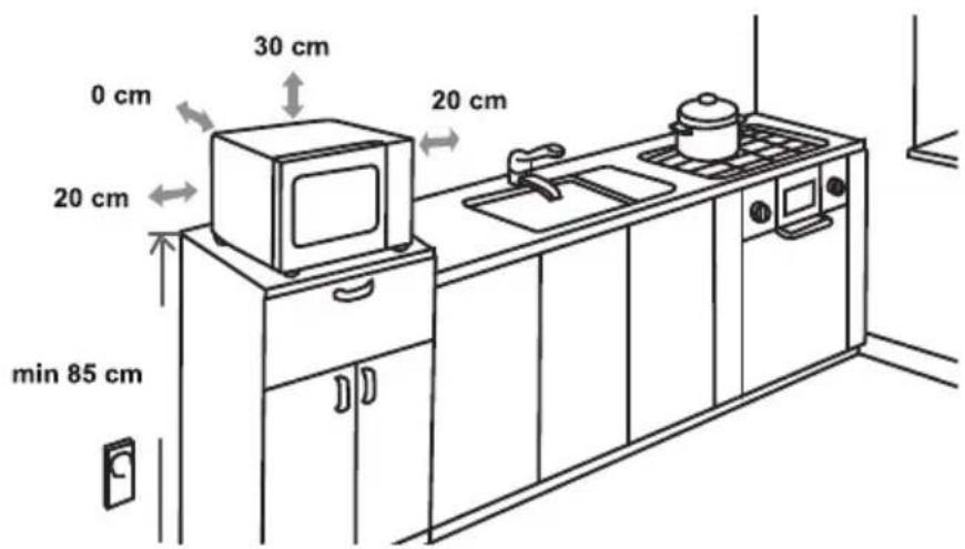 GORENJE MO235SYW - MEDIDAS DE ENCASTRAMIENTO - 1