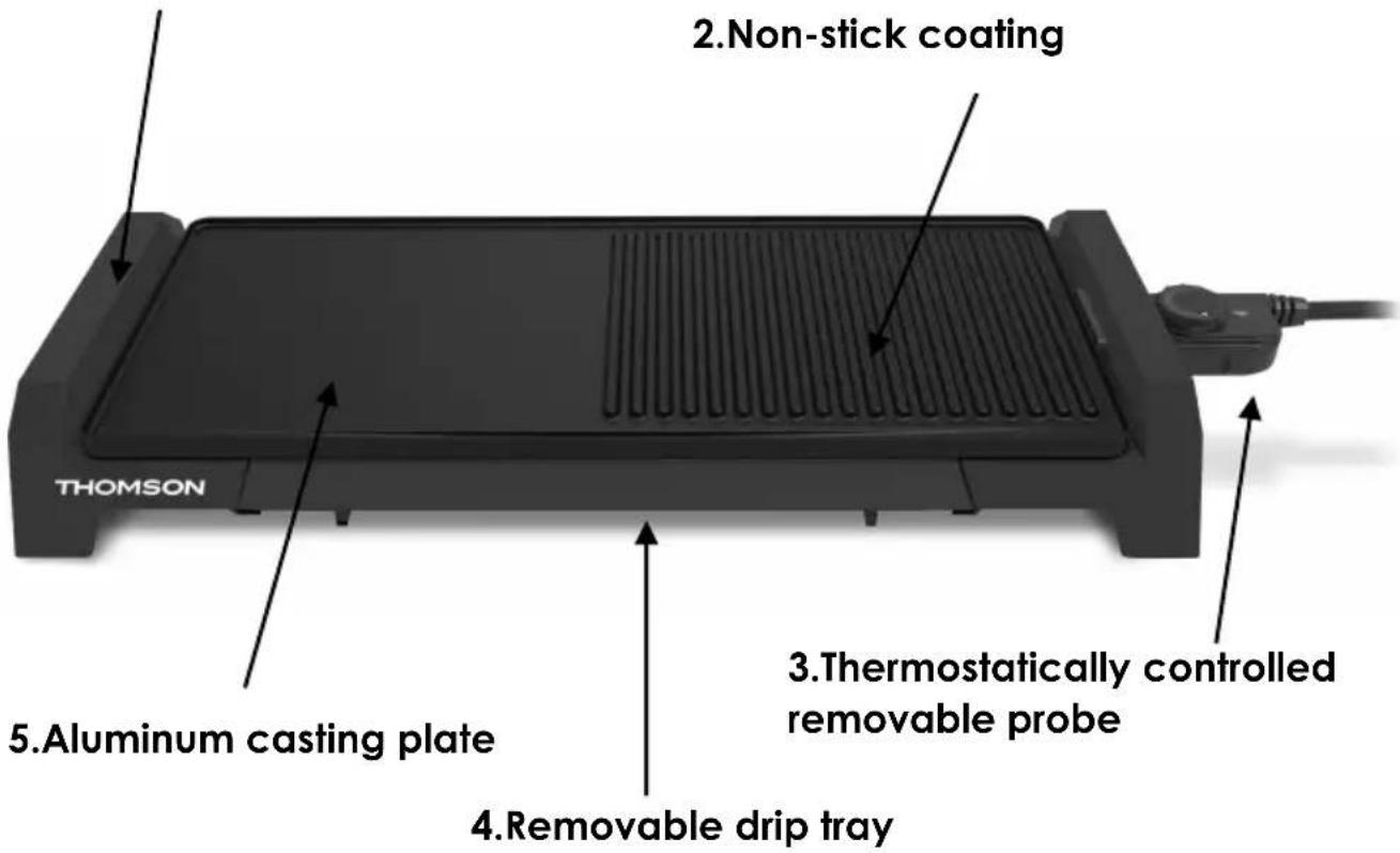 THOMSON THPL960A - 1.Cool-touch handle - 1
