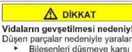 Profilo BD3055IFVN - Kapinin ust menteşisin degişirilmesi - 8