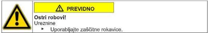 Profilo BD3055IFVN - Zamenjava zgornjega tečaja vrat (vrata s prikazovalnikom) - 2