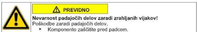 Profilo BD3055IFVN - Zamenjava zgornjega tečaja vrat (vrata s prikazovalnikom) - 4