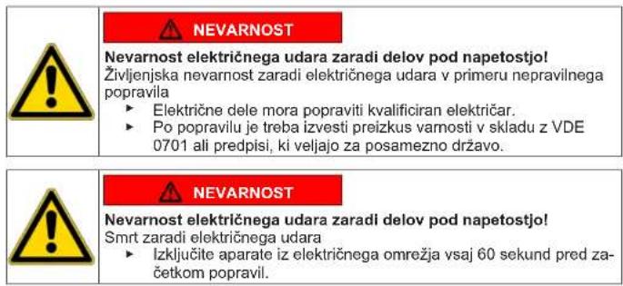 Profilo BD3055IFVN - Zamenjava zgornjega tečaja vrat (vrata s prikazovalnikom) - 6