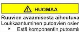 Profilo CGA242XSTR - Luukun tiivisteen vaihtaminen - 4