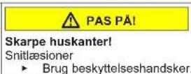 Profilo CGA242XSTR - Udskifting af tromleys - 2