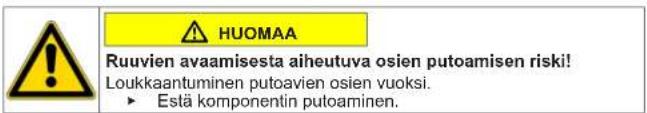 Profilo CGA242X1TR - Luukun poistaminen - 2