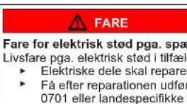 Profilo CGA242X1TR - Udskifting af drolas - 2