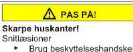 Profilo CGA242X1TR - Udskifting af drolas - 4