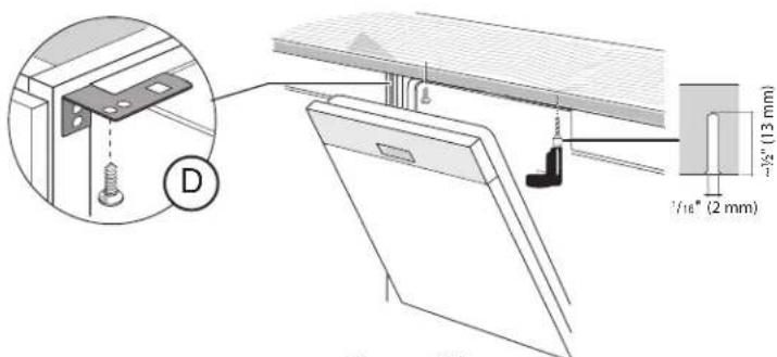 GAGGENAU DF481700 - SECURING THE DISHWASHER - 3