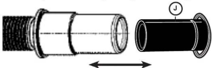 GAGGENAU DF481700 - Installation of Rubber Drain Hose Adaptor - 1